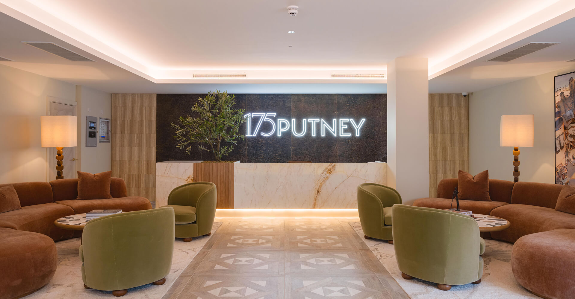 An indicative CGI view of reception